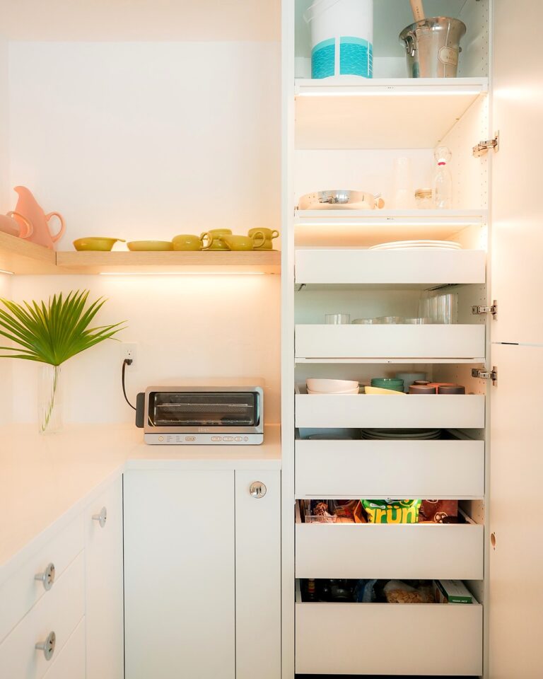 mid century pantry storage