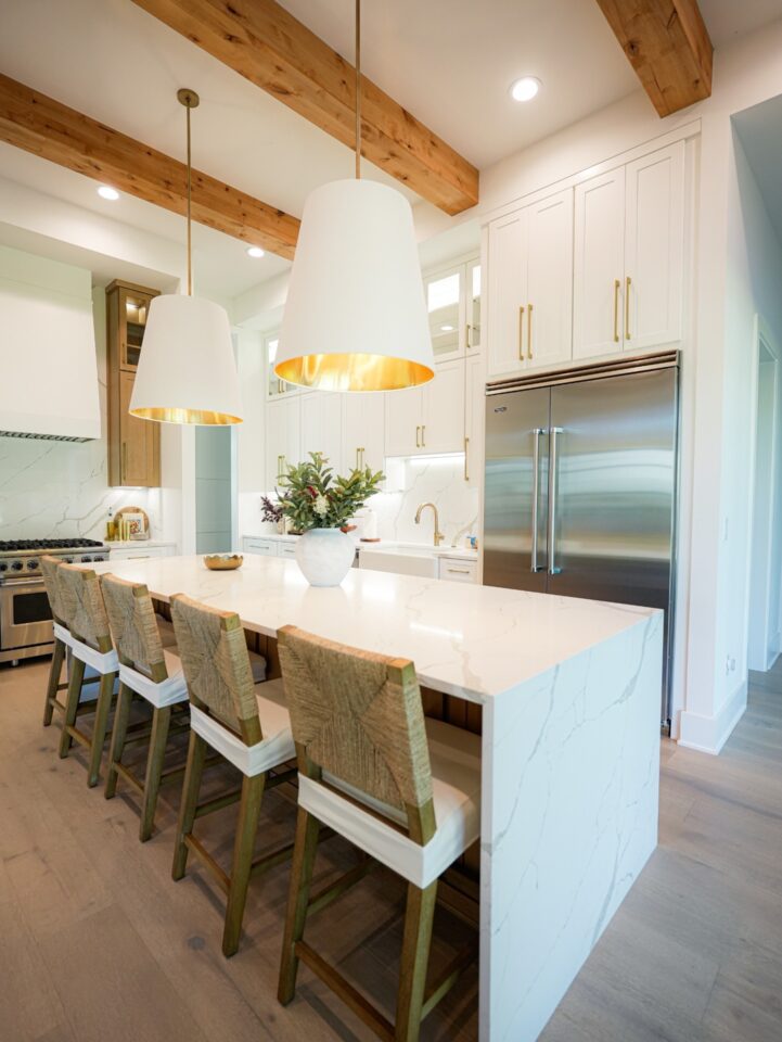 organic modern island seating
